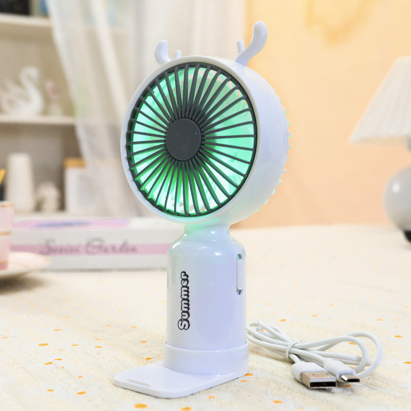 Dame portable mini håndvifte med fleksibel monteringsmekanisme Skanto