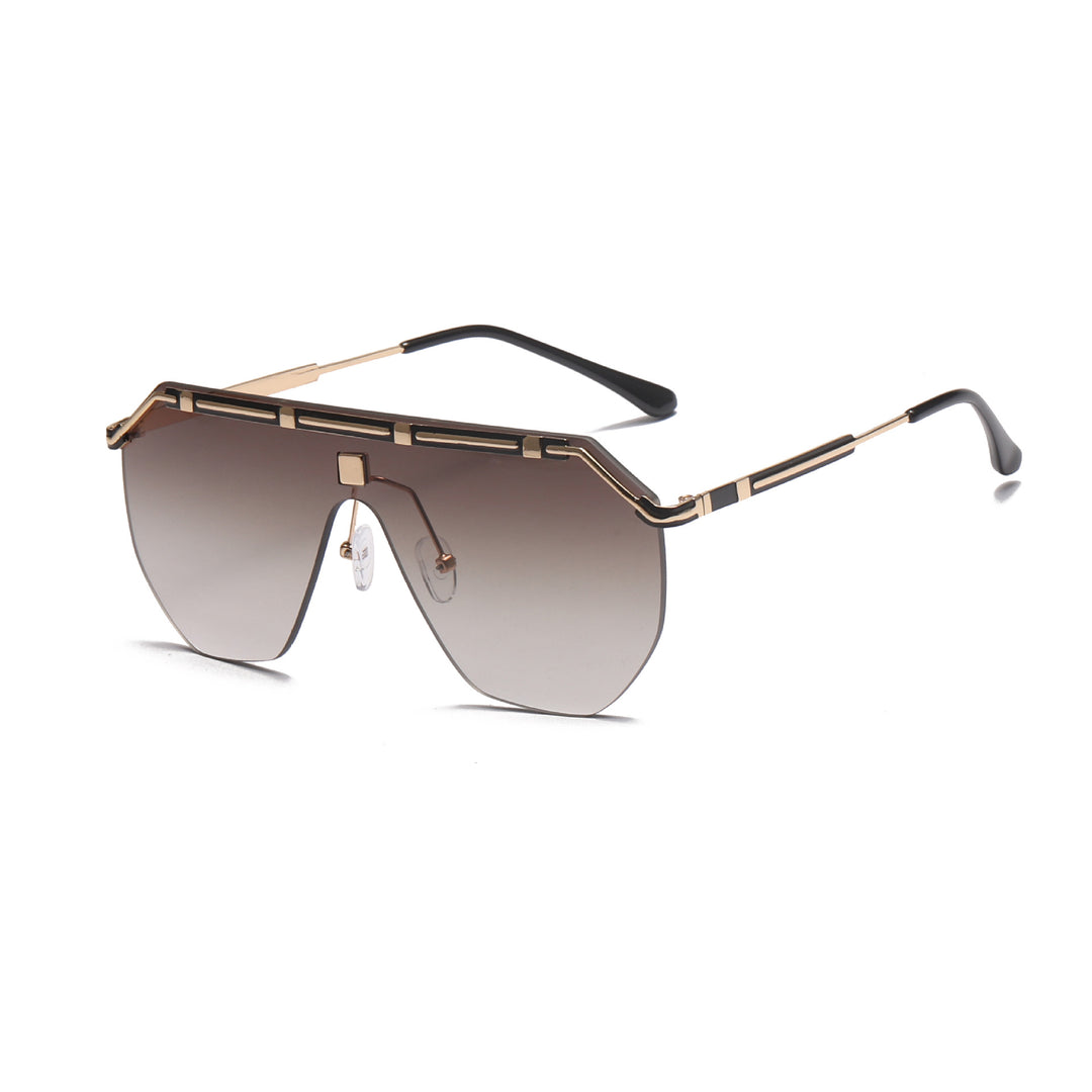 Damer geometrisk Oversized-solbrille Skanto