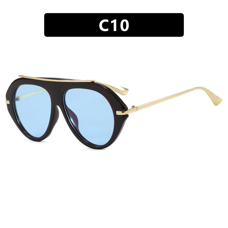 Dame solbrille i elegant heksagon-design Skanto
