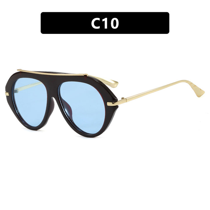 Dame solbrille i elegant heksagon-design Skanto