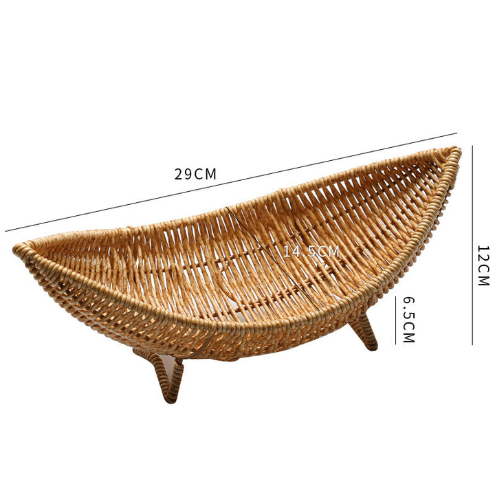 Unisex Uvanlig Rattan Fruktskål Skanto