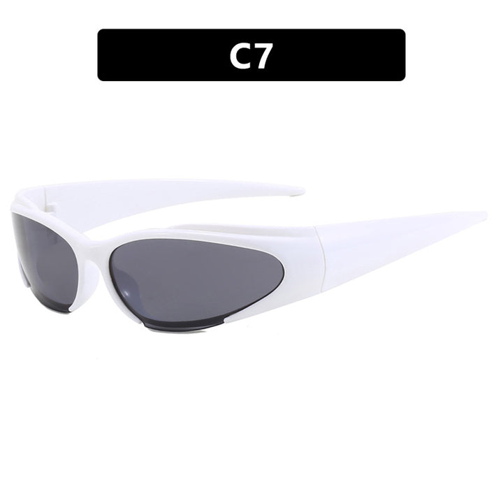 Dame Sporty UV-beskyttende solbrille med aerodynamisk design Skanto
