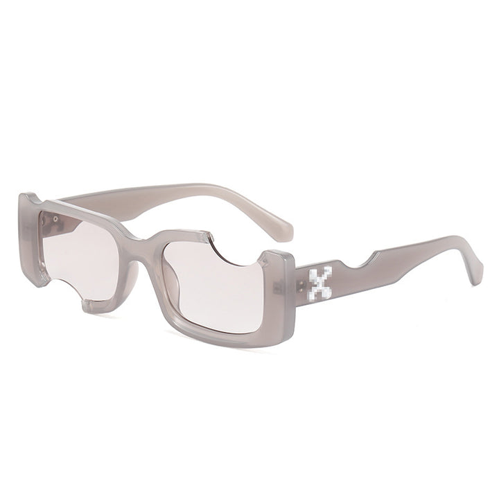 Dame eksklusiv moderne solbrille med futuristisk design Skanto
