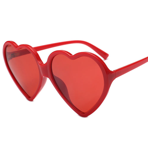 Dame hjerteformet solbrille med stilige rammer Skanto