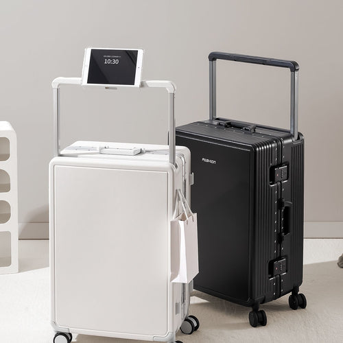 Hardshell Trolley Med Robust Rullesystem Og Integrierte Sikkerhetsbrems