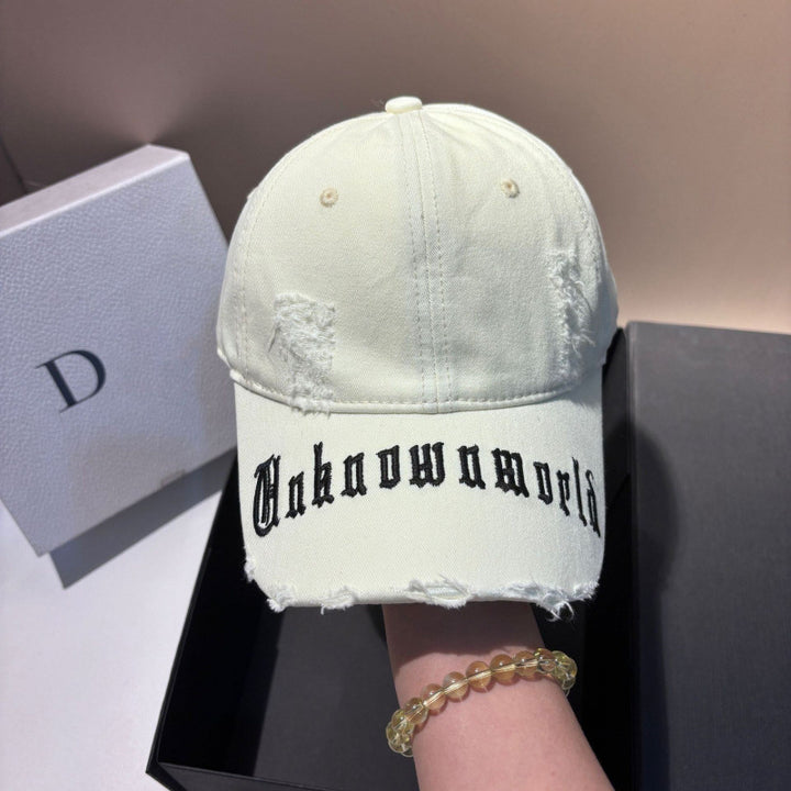 Men's Distressed Graphic Baseball Cap Skanto