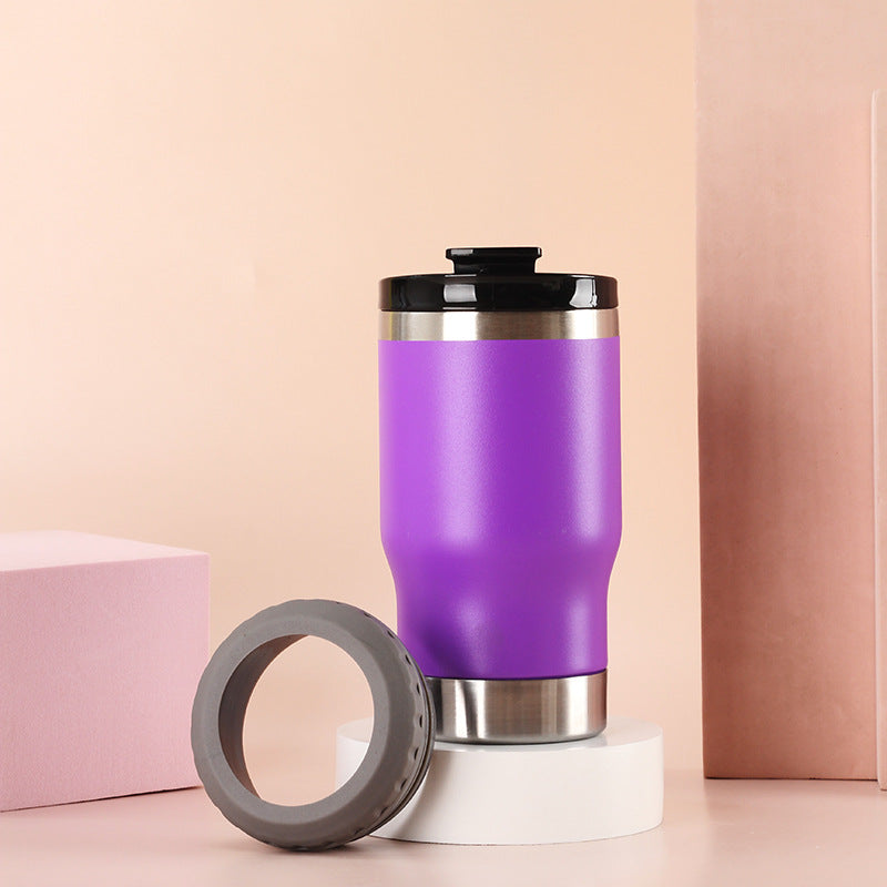 Dame Isolert Kaffeekopp med rutsjsikker silikonunderlag Skanto
