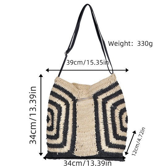 Praktisk Shopper-tote av naturlig materiale med grafisk design Skanto