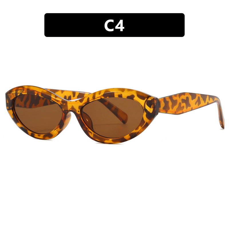 Dame Cat-Eye solbrille med stilig ramme Skanto
