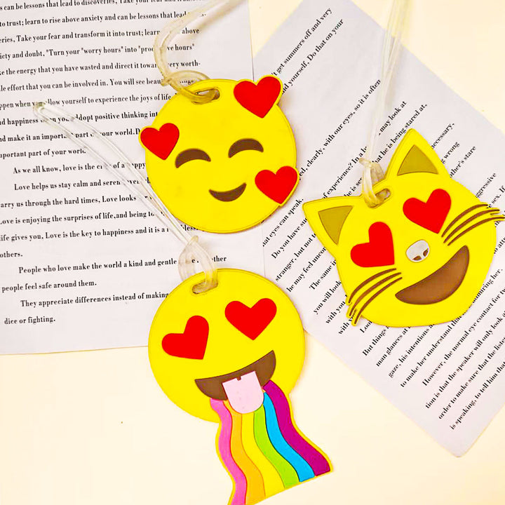 Unisex Bag Tag i Emojidesign Skanto