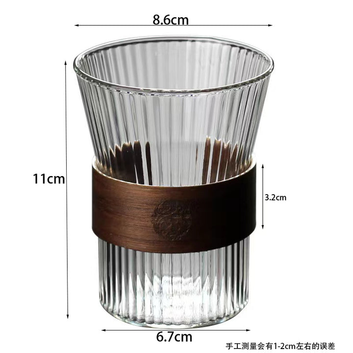 Damer Glass med stilfullt Trekk Skanto