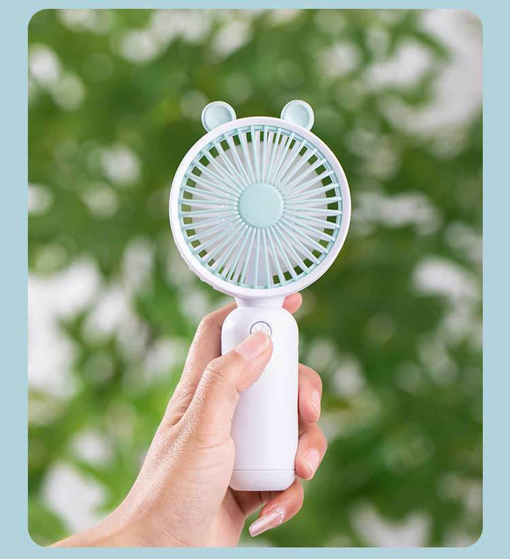 Dame portable håndholdt vifte i dyredesign Skanto