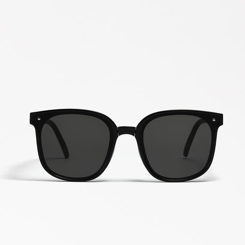 Dame kvadratisk solbrille med innovativ ramme i plast og polarisert glass Skanto