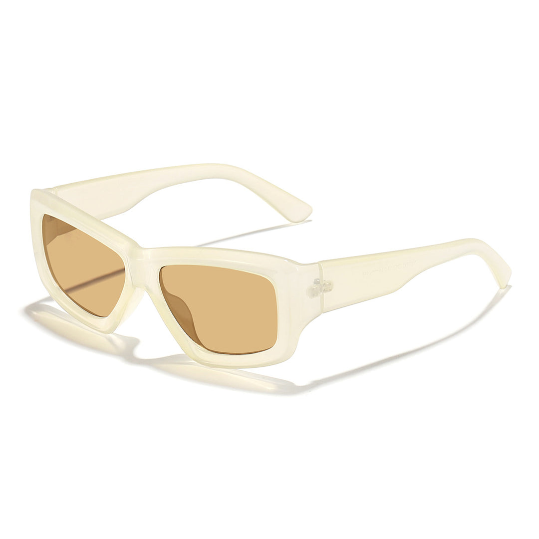 Dame moteriktig solbrille i unik ramme Skanto