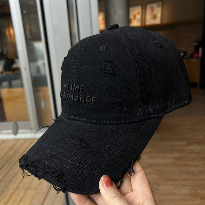 Kvinne Slitt Bomull Baseball Caps Skanto