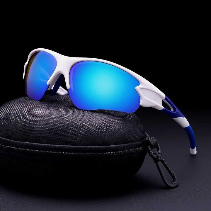 Unisex nan sportslig ytelsesfokusert solbrille med polarisert hurtigskift-glassteknologi Skanto