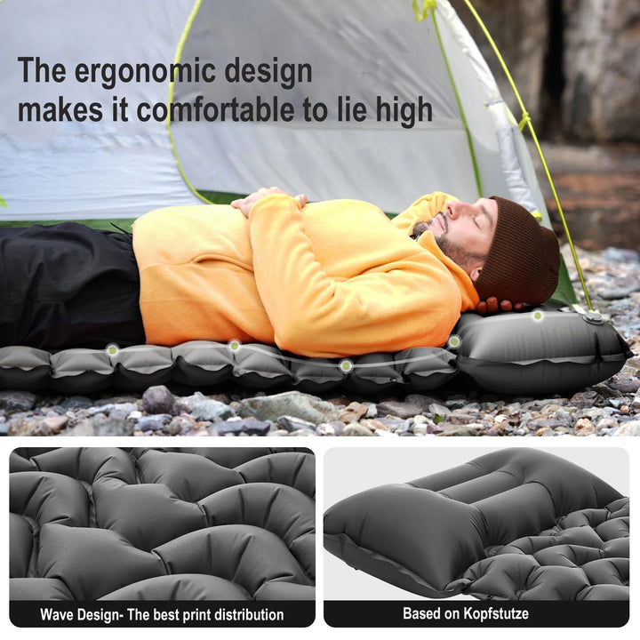 Komfortabel Camping-Isomatte Med Ergonomisk Design Skanto