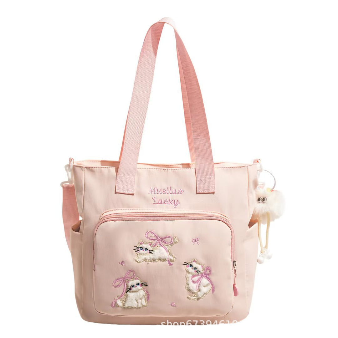 Søt Illustrert Tote Bag Skanto