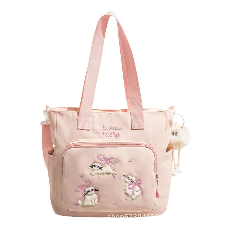 Søt Illustrert Tote Bag Skanto