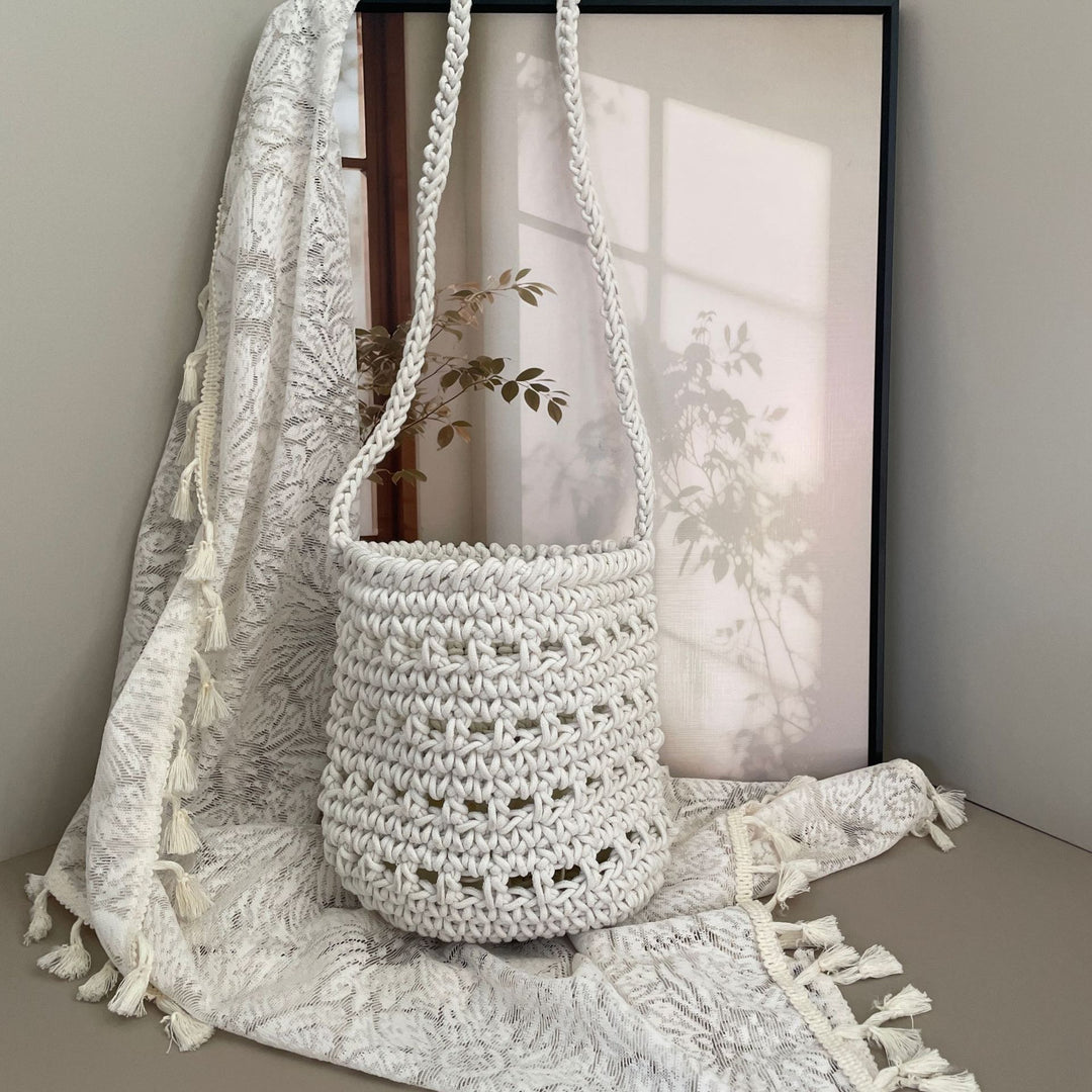 Makramee Håndveske i Boho-stil Skanto