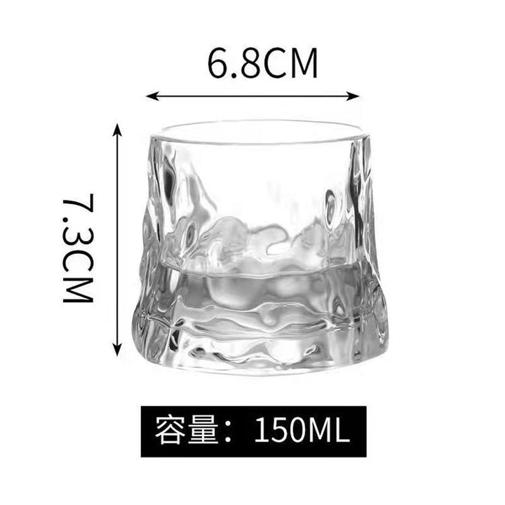 Dame edel drikkekopp laget av klart glass Skanto