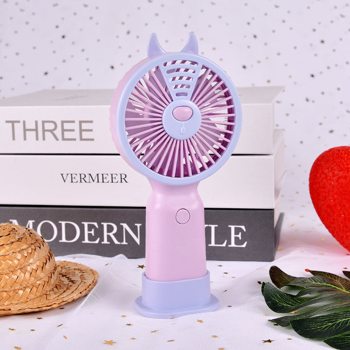 Unisex Bærbar Håndvifte med søtt Dyredesign Skanto
