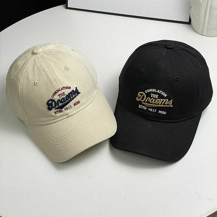 Unisex Vintage-Inspirert Brodert Baseball Cap Skanto