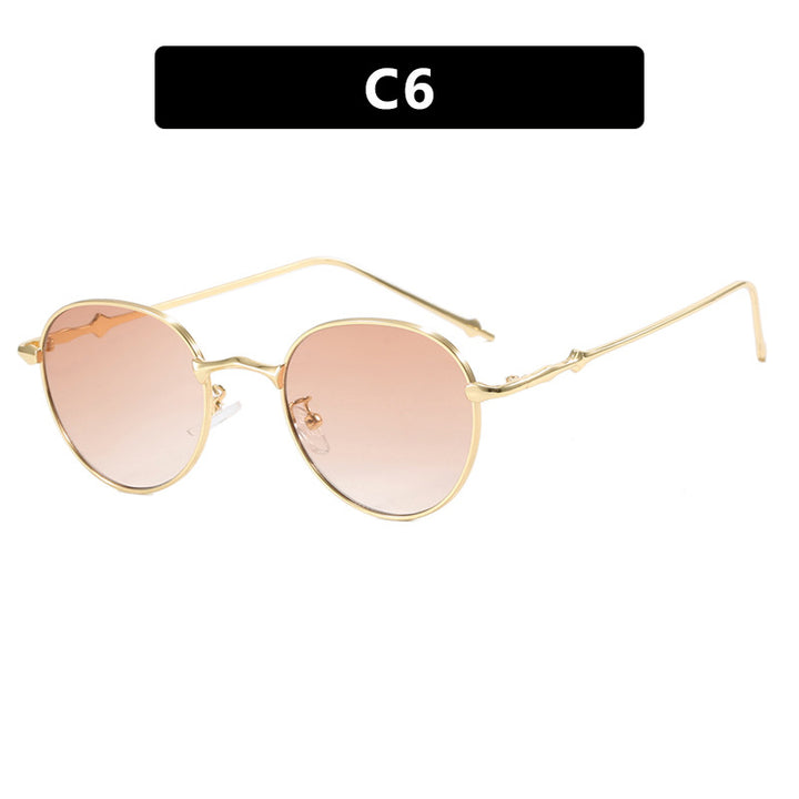 Dame elegant solbrille i moderne oval design Skanto