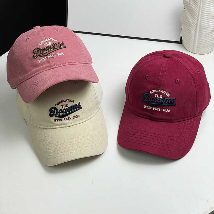 Unisex Vintage-Inspirert Brodert Baseball Cap Skanto
