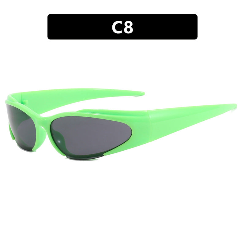 Dame Sporty UV-beskyttende solbrille med aerodynamisk design Skanto