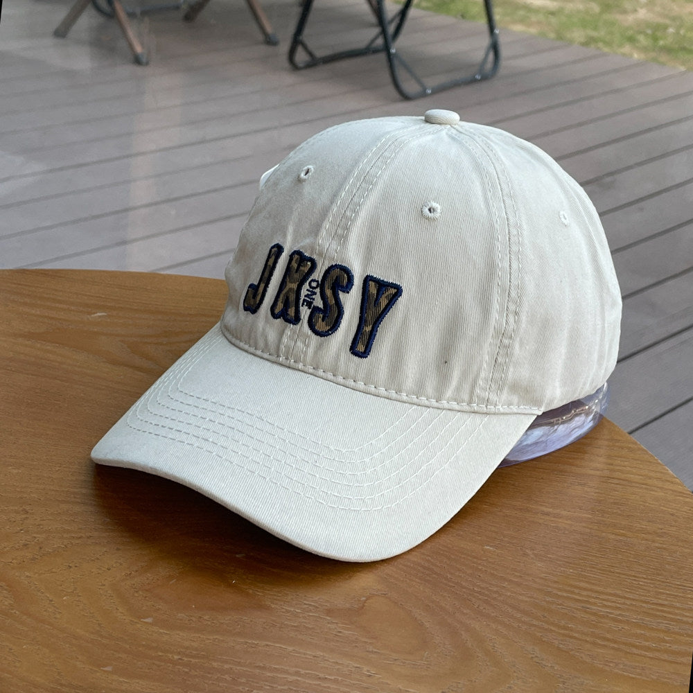 Unisex Casual Justerbar Brodert Caps Skanto