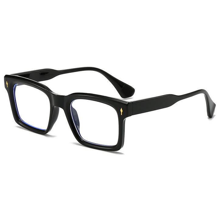Dame Rektangulær Solbrille i elegant Skilpaddedesign Skanto