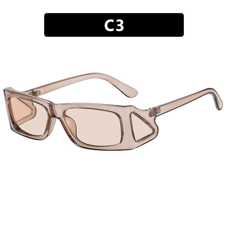 Damer ekstravagante solbrille i geometrisk design Skanto