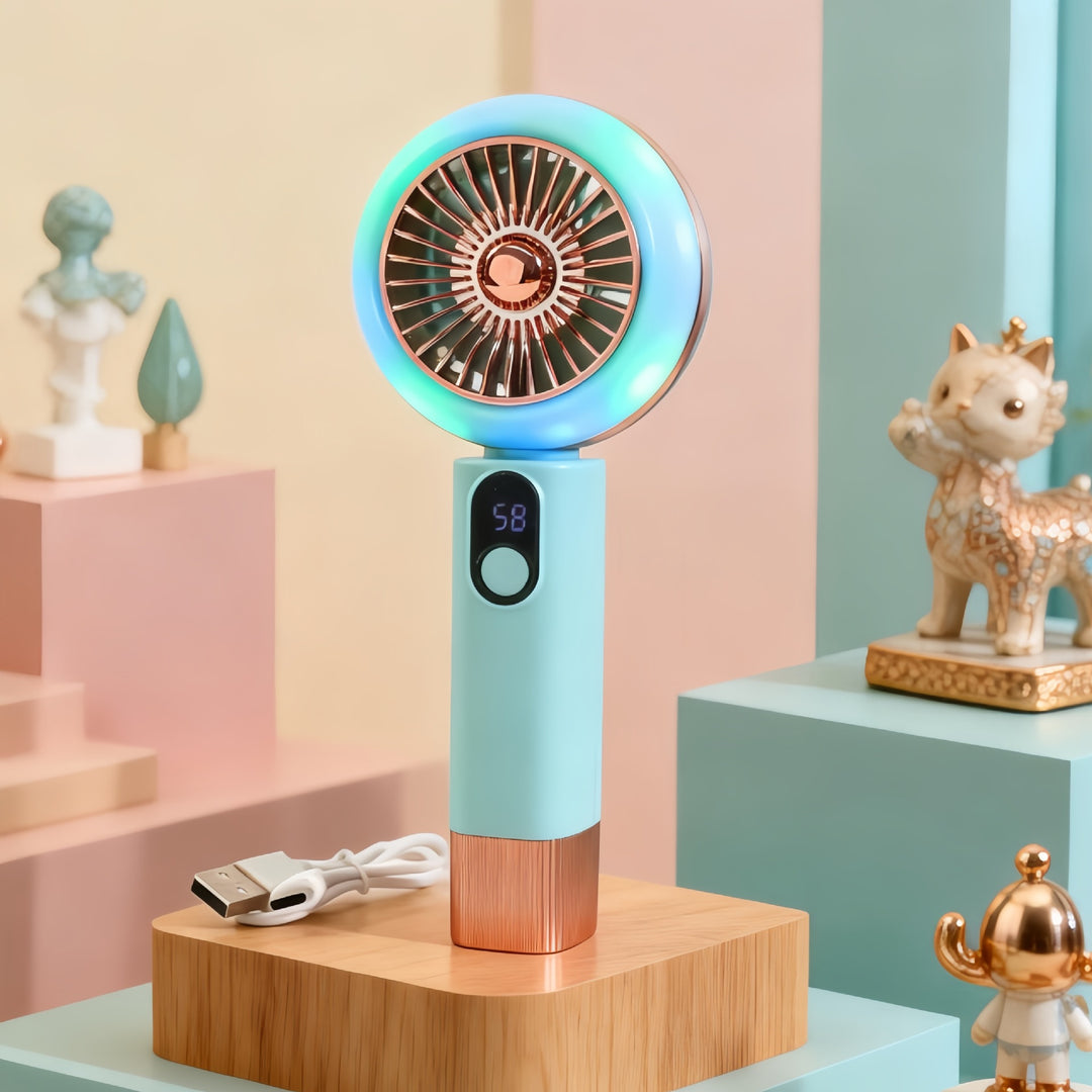 Unisex Kreativ Vifte med integrert LED-belysning Skanto