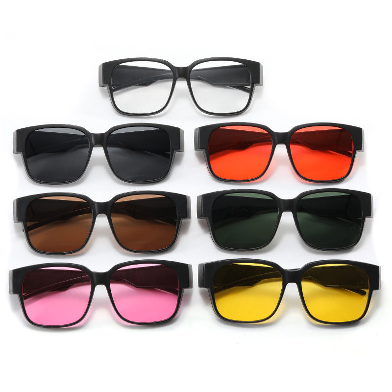 Dame moteriktig kvadratisk solbrille med ergonomisk design Skanto