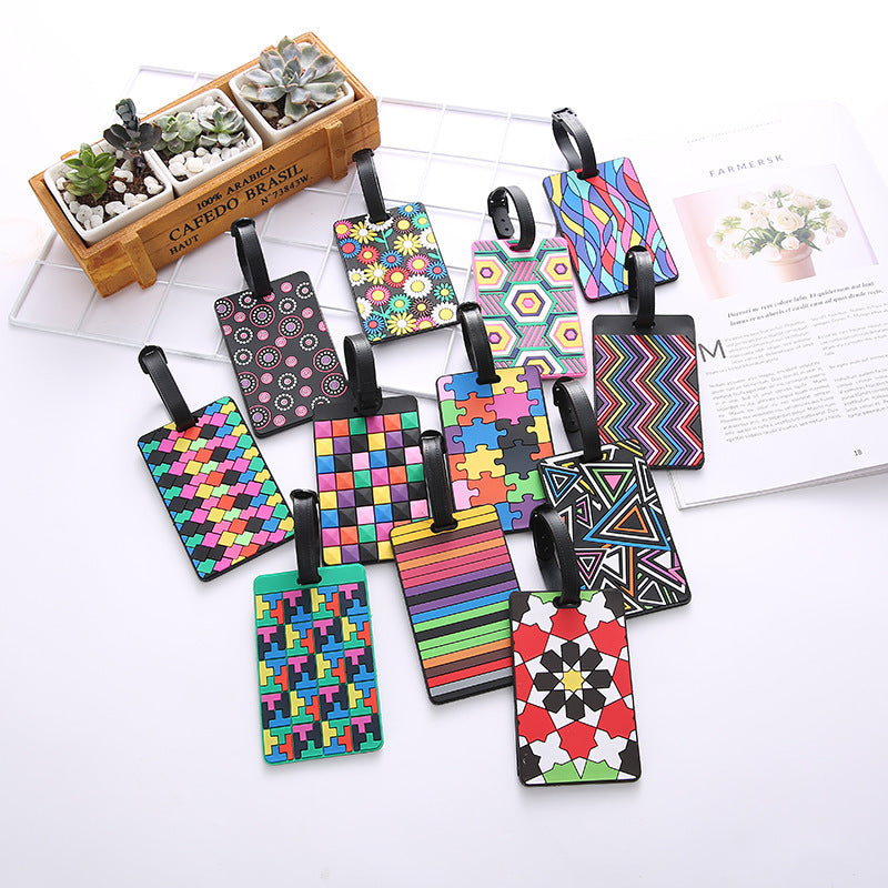 Unisex Bagasjetag med kreativt retro-mønster Skanto