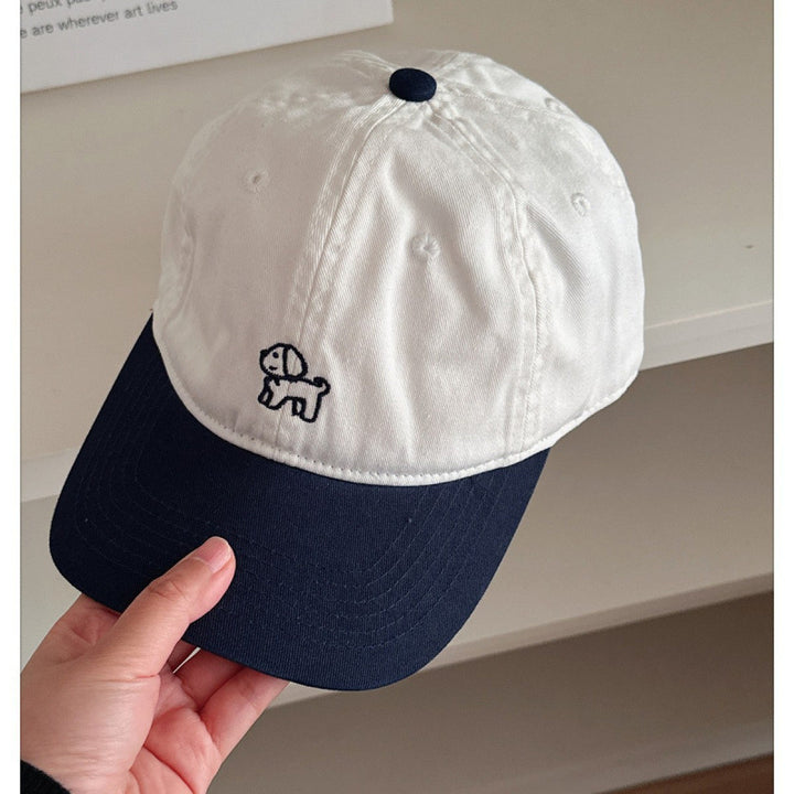 Dame's Casual Bestickt Hund Baseball Cap Skanto