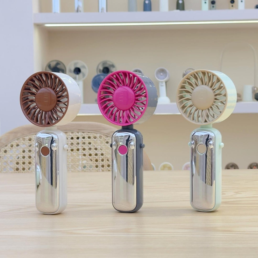 Unisex Bærbar Håndvifte med kraftig batteri og kompakt design Skanto