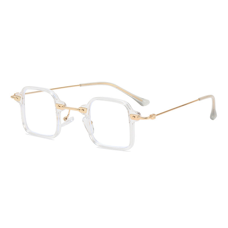 Dame kvadratisk motesolbrille med stilig metallramme Skanto