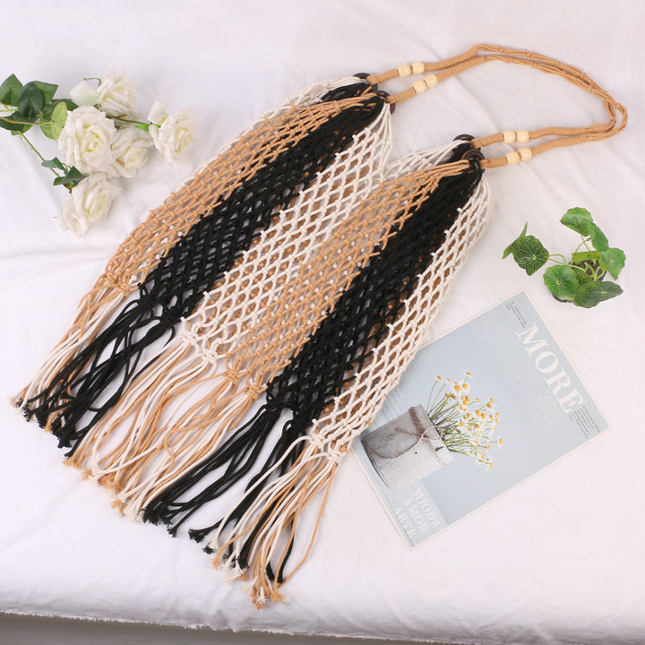 Lett makramee shopper bag Skanto