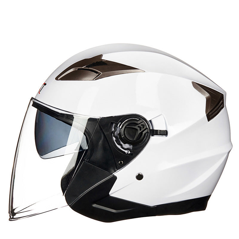 Full-Face motorsykkelhjelm med integrert visir Skanto