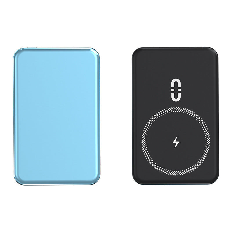 Magnetisk powerbank med trådløs hurtiglading og LED-display Skanto