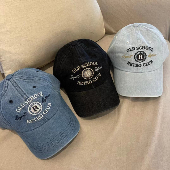Unisex Retro Denim Baseball Cap Skanto