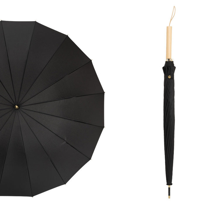 Dame Faltbar Regn paraply med elegant håndtering og unikt design Skanto
