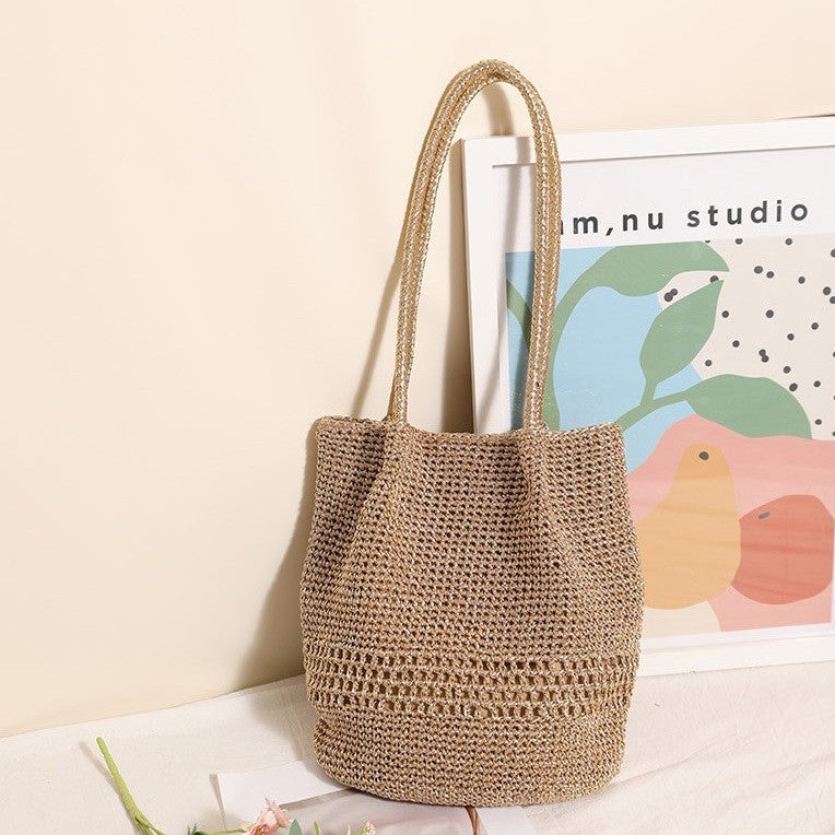 Lett og Pustende Makramee Shopping Bag Skanto