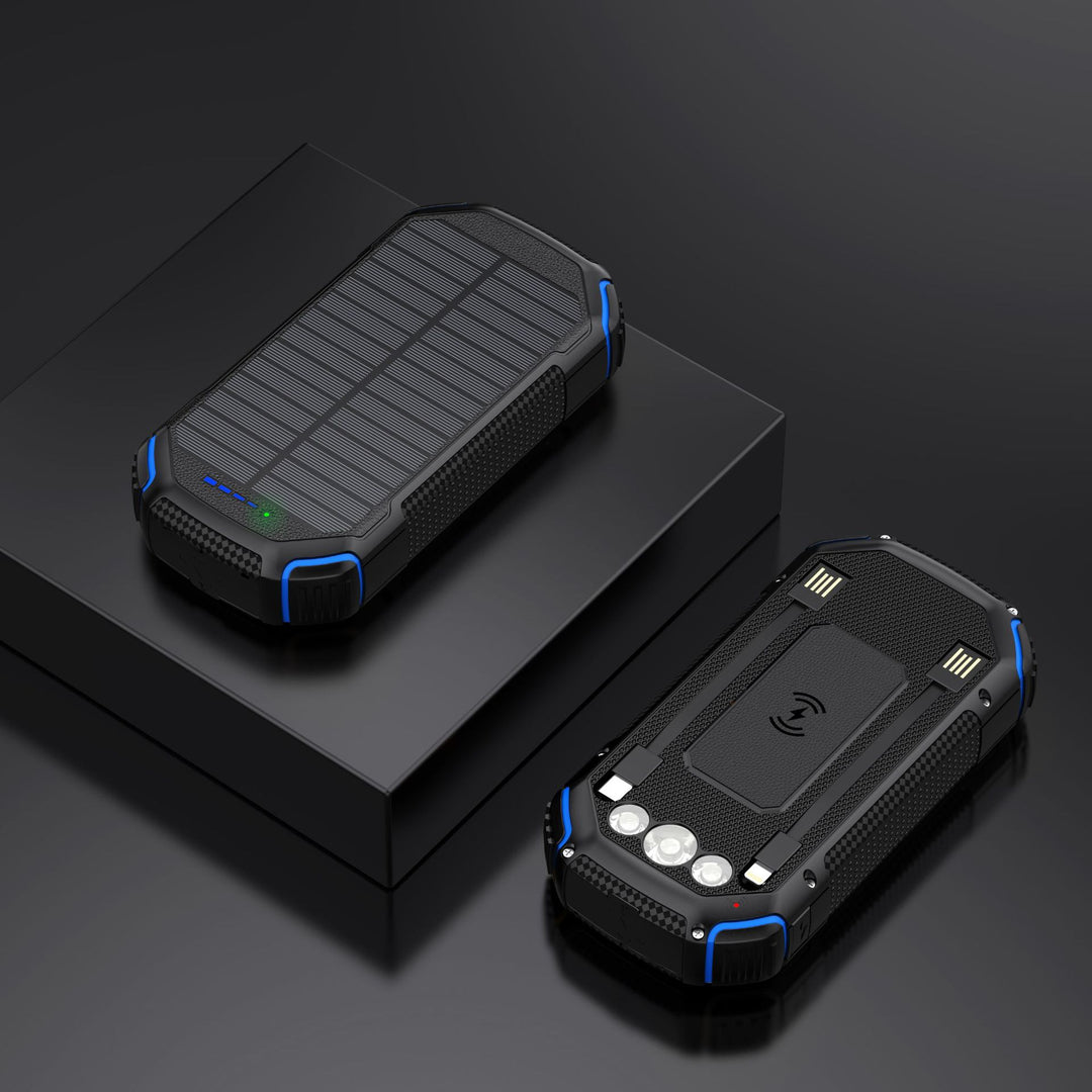 Robust og Bærbar Solarlader-Powerbank Skanto