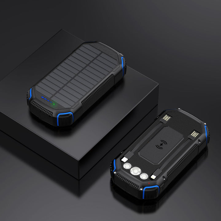 Robust og Bærbar Solarlader-Powerbank Skanto