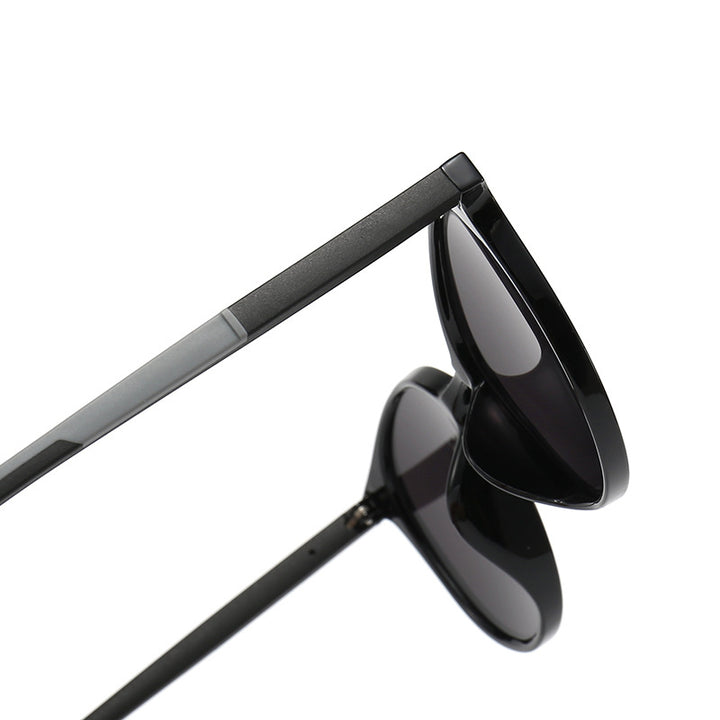 Dame cat-eye solbrille med optisk UV-beskyttelse og moteramme Skanto