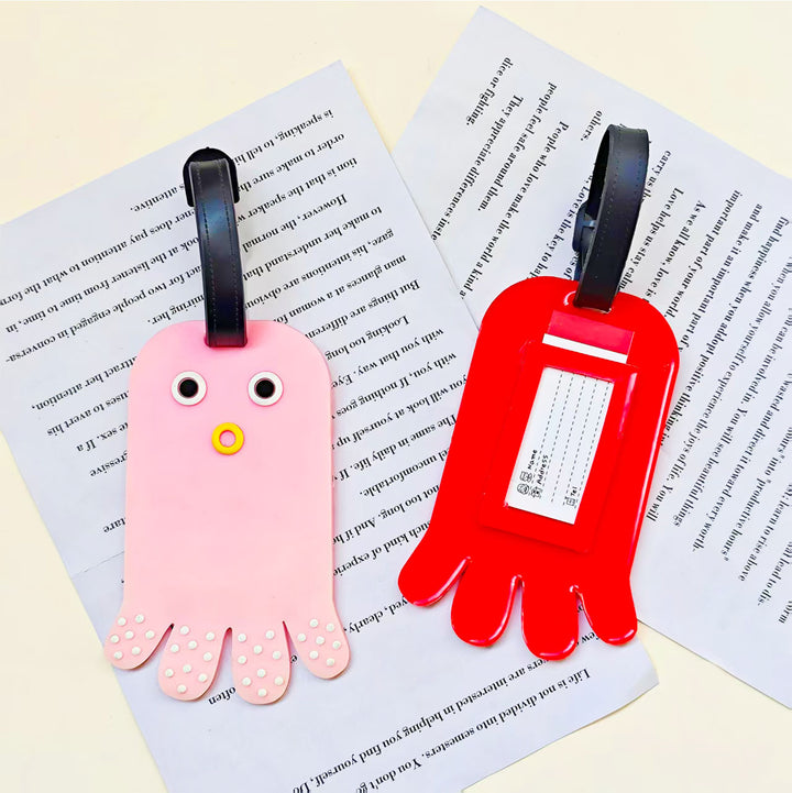 Unisex Charming Octopus Luggage Tag Skanto