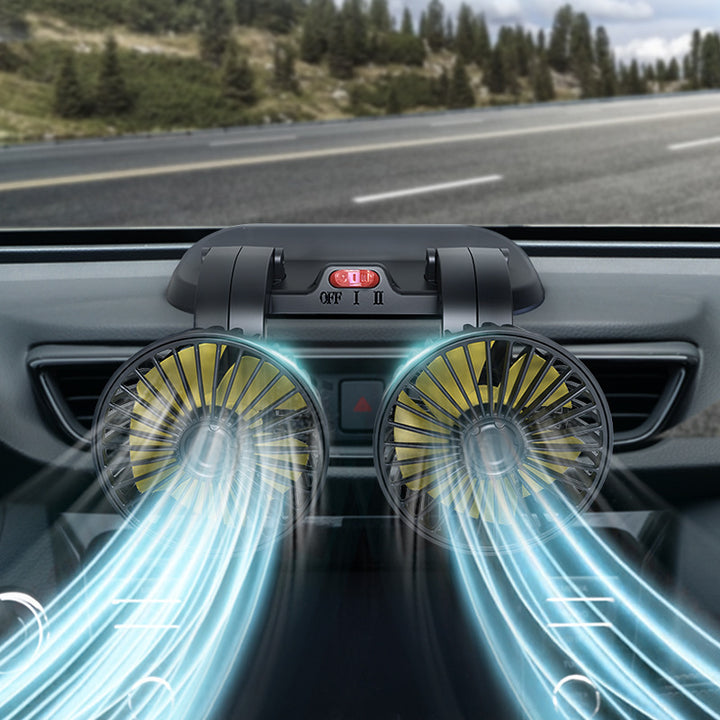 Dual Fan Car Air Circulation System Skanto